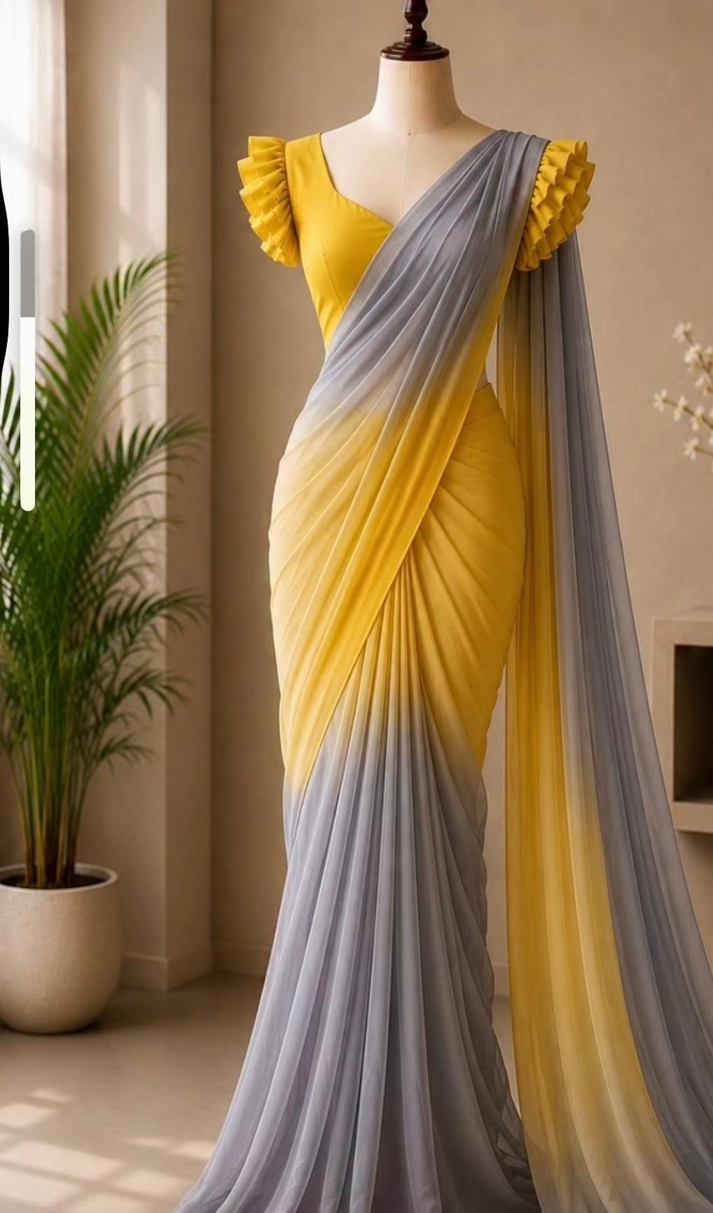 Chinon Saree - Design 2