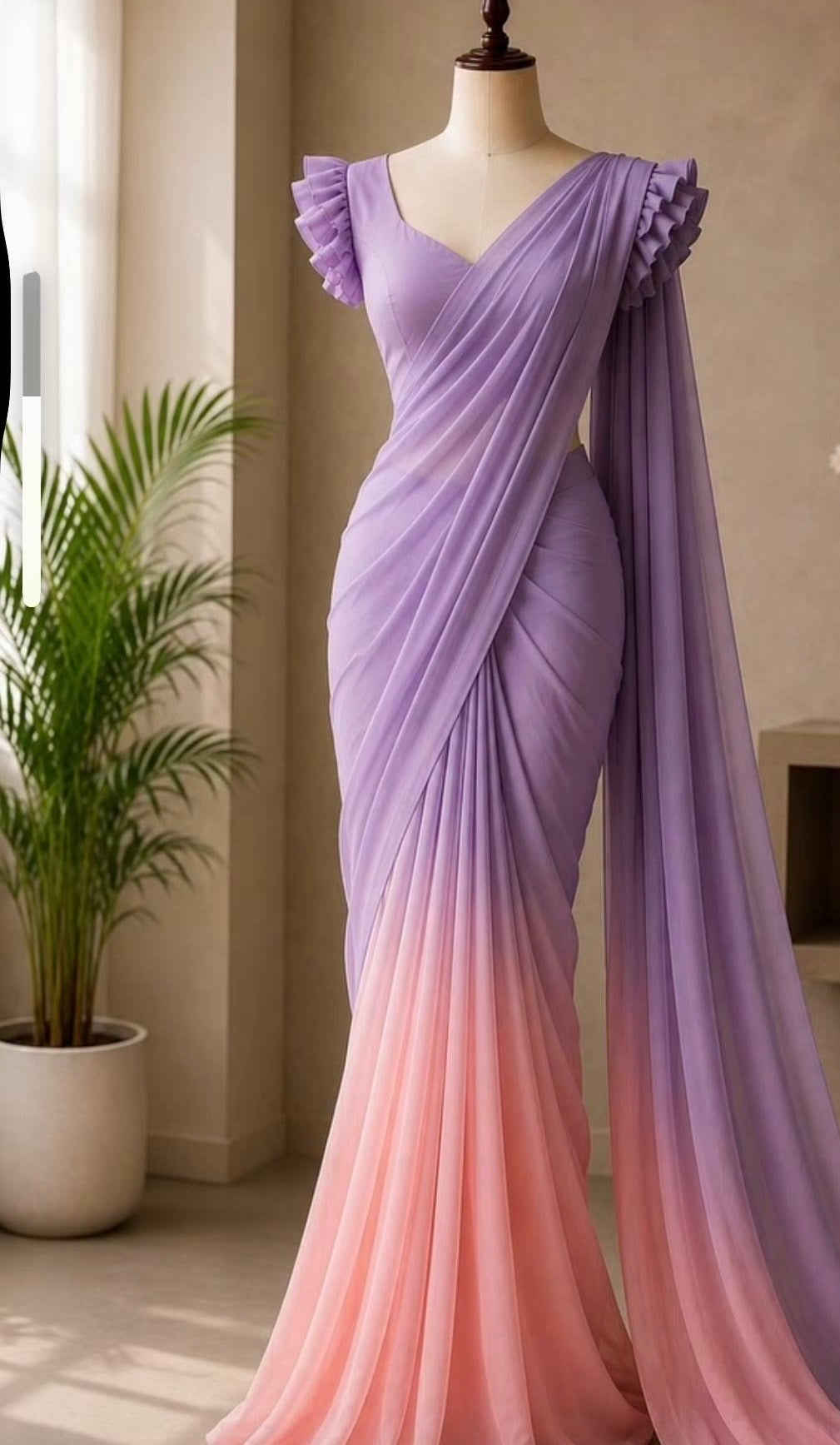 Chinon Saree - Design 11