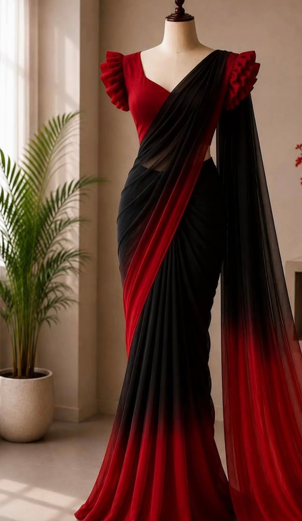 Chinon Saree - Design 7