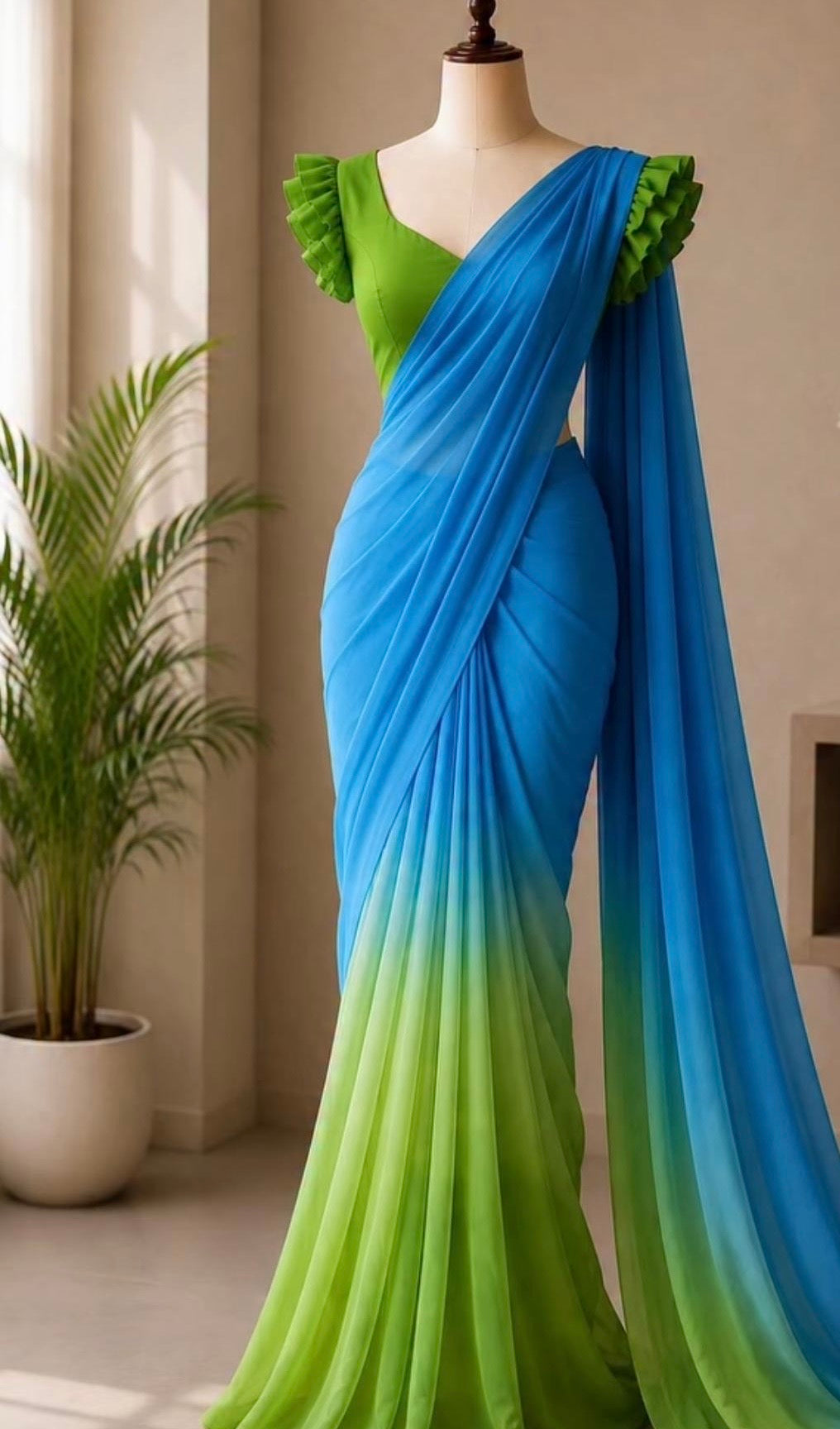 Chinon Saree - Design 15