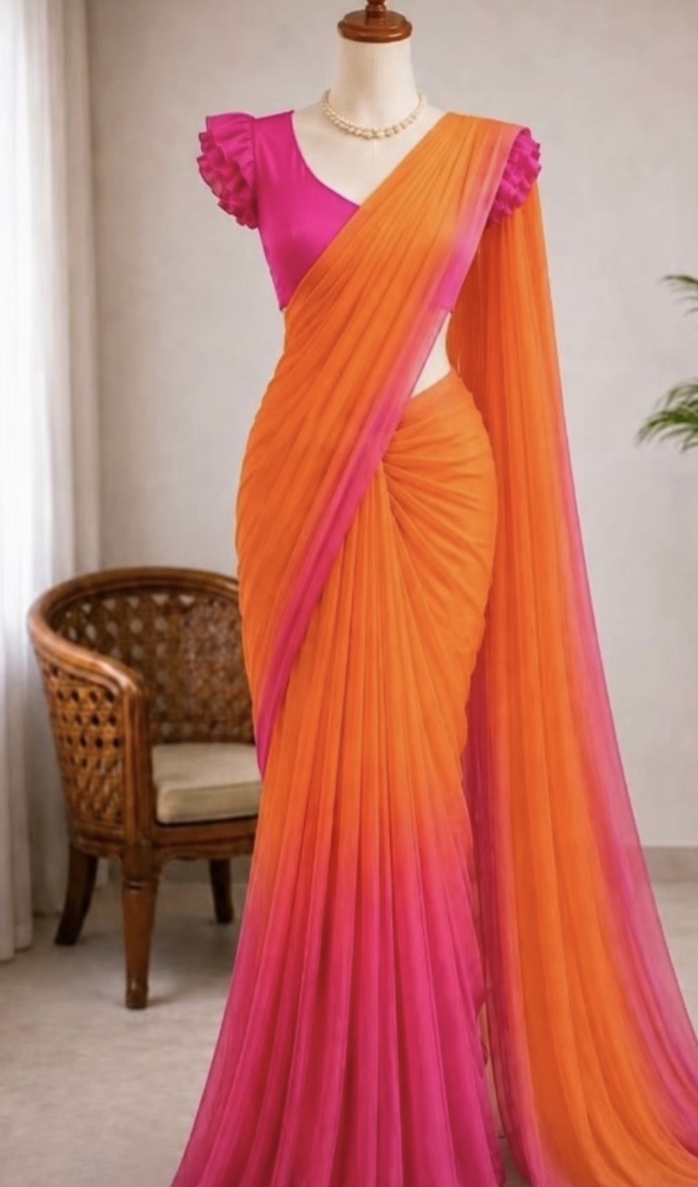 Chinon Saree - Design 17