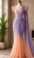 Chinon Saree - Design 18